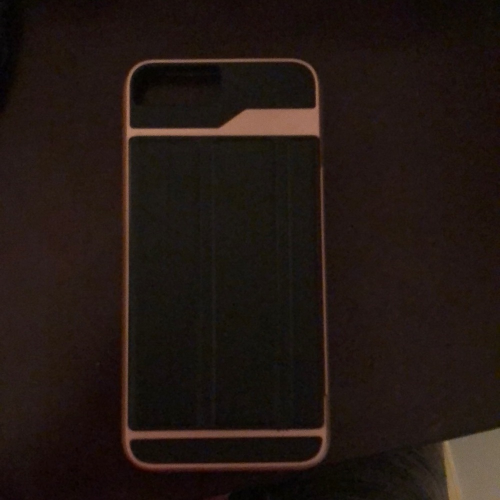 iPhone 8 Plus case with wallet on the back